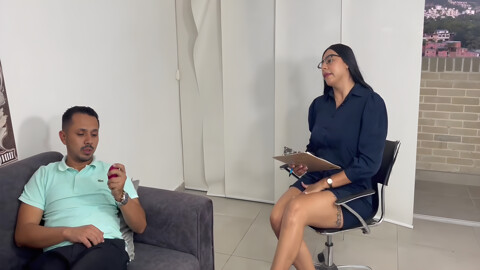 Horny Sexologist Lets Her Patient Give It To Her Hard - Melani Rincon